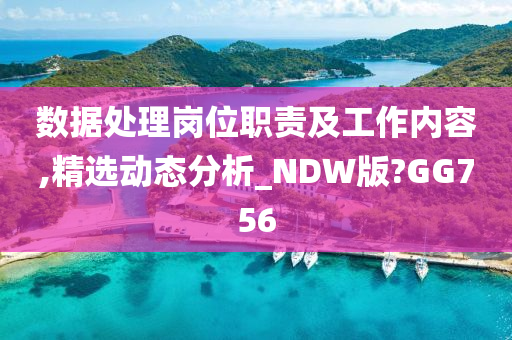 数据处理岗位职责及工作内容,精选动态分析_NDW版?GG756