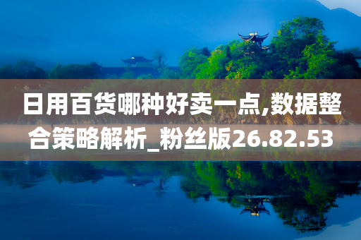 日用百货哪种好卖一点,数据整合策略解析_粉丝版26.82.53