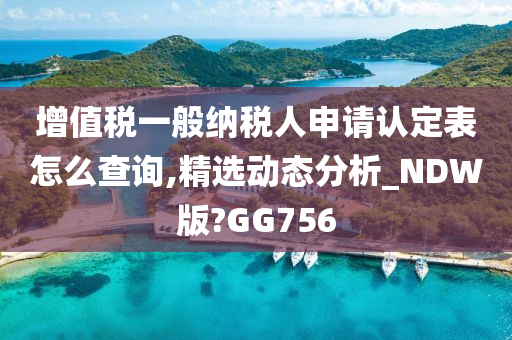 增值税一般纳税人申请认定表怎么查询,精选动态分析_NDW版?GG756