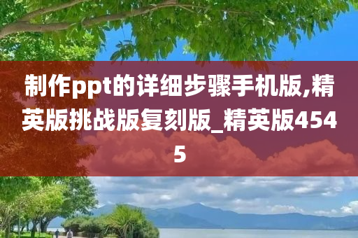 制作ppt的详细步骤手机版,精英版挑战版复刻版_精英版4545