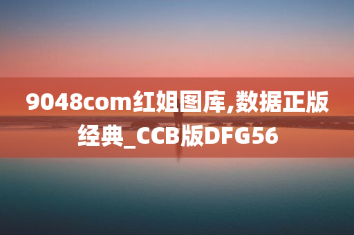 9048com红姐图库,数据正版经典_CCB版DFG56