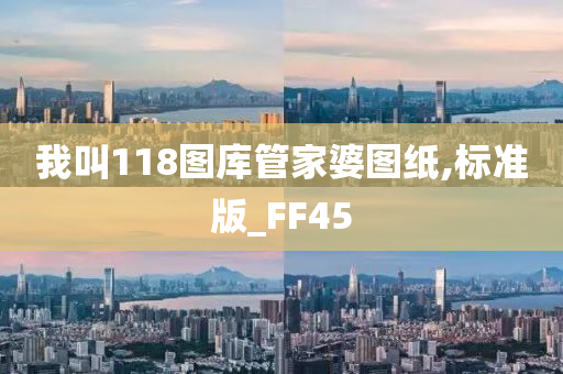 我叫118图库管家婆图纸,标准版_FF45