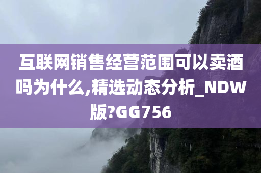 互联网销售经营范围可以卖酒吗为什么,精选动态分析_NDW版?GG756