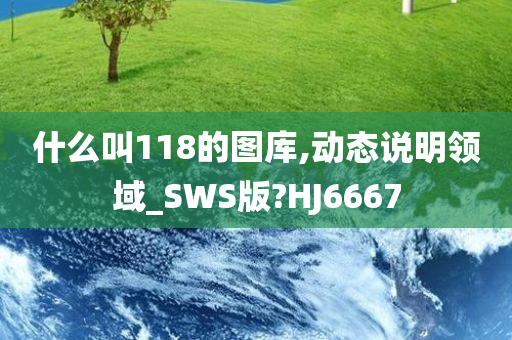 什么叫118的图库,动态说明领域_SWS版?HJ6667