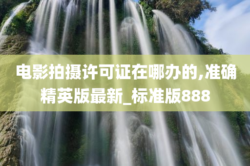 电影拍摄许可证在哪办的,准确精英版最新_标准版888