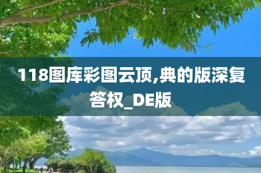 118图库彩图云顶,典的版深复答权_DE版