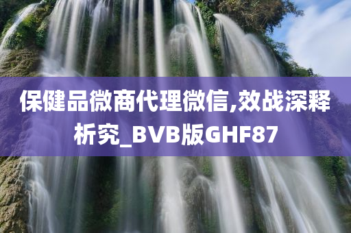 保健品微商代理微信,效战深释析究_BVB版GHF87