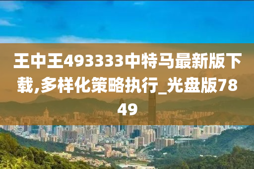 王中王493333中特马最新版下载,多样化策略执行_光盘版7849