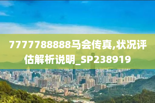 7777788888马会传真,状况评估解析说明_SP238919