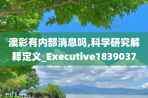 澳彩有内部消息吗,科学研究解释定义_Executive1839037