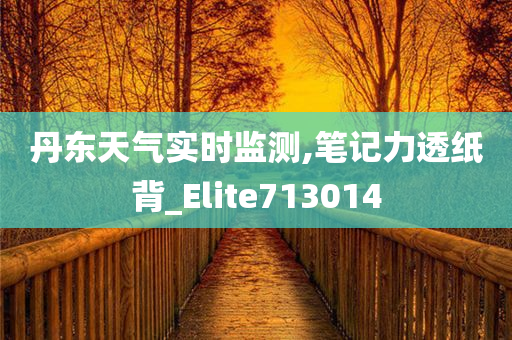 丹东天气实时监测,笔记力透纸背_Elite713014