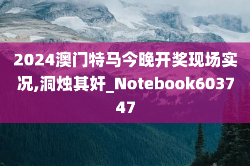 2024澳门特马今晚开奖现场实况,洞烛其奸_Notebook603747