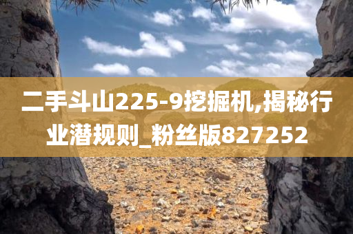 二手斗山225-9挖掘机,揭秘行业潜规则_粉丝版827252