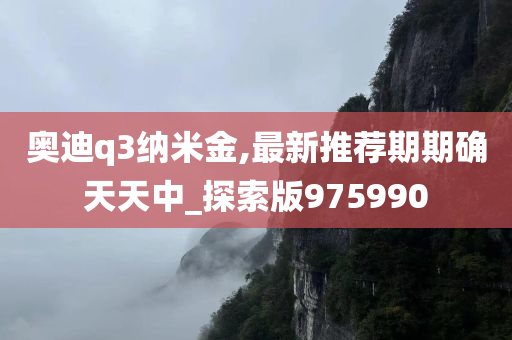 奥迪q3纳米金,最新推荐期期确天天中_探索版975990