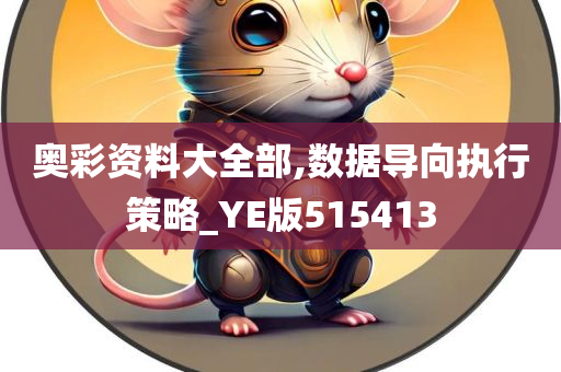 奥彩资料大全部,数据导向执行策略_YE版515413