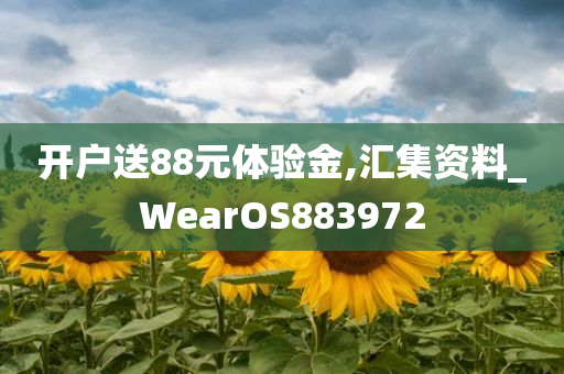 开户送88元体验金,汇集资料_WearOS883972