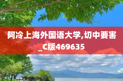 阿冷上海外国语大学,切中要害_C版469635