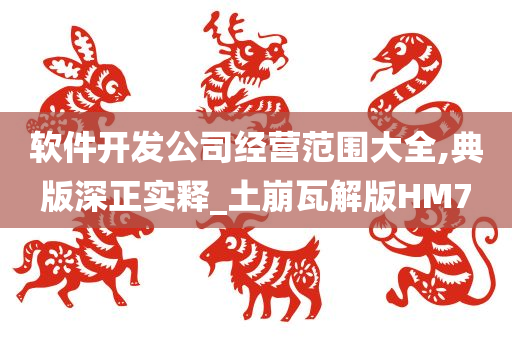 软件开发公司经营范围大全,典版深正实释_土崩瓦解版HM7