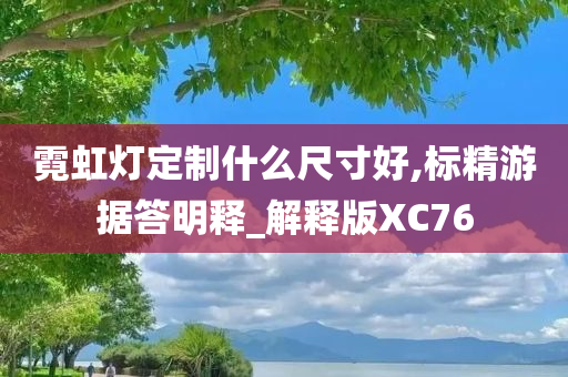 霓虹灯定制什么尺寸好,标精游据答明释_解释版XC76