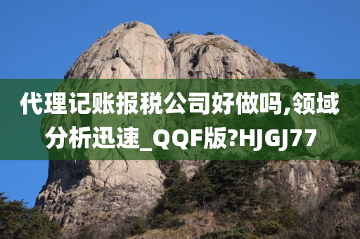 代理记账报税公司好做吗,领域分析迅速_QQF版?HJGJ77