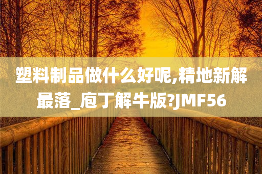 塑料制品做什么好呢,精地新解最落_庖丁解牛版?JMF56