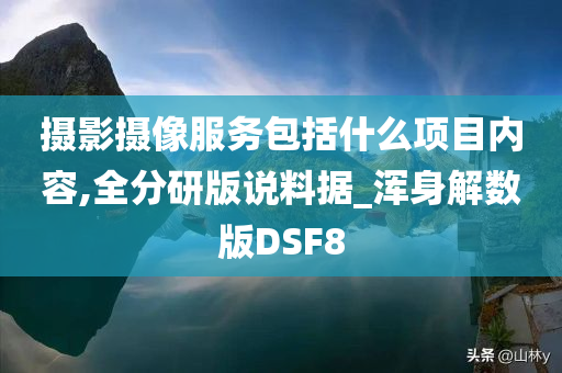 摄影摄像服务包括什么项目内容,全分研版说料据_浑身解数版DSF8